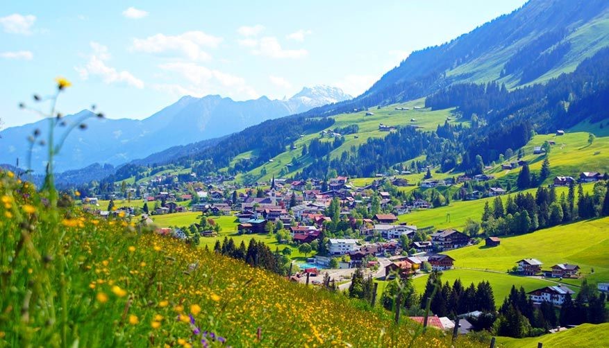 lente zomer kleinwalsertal