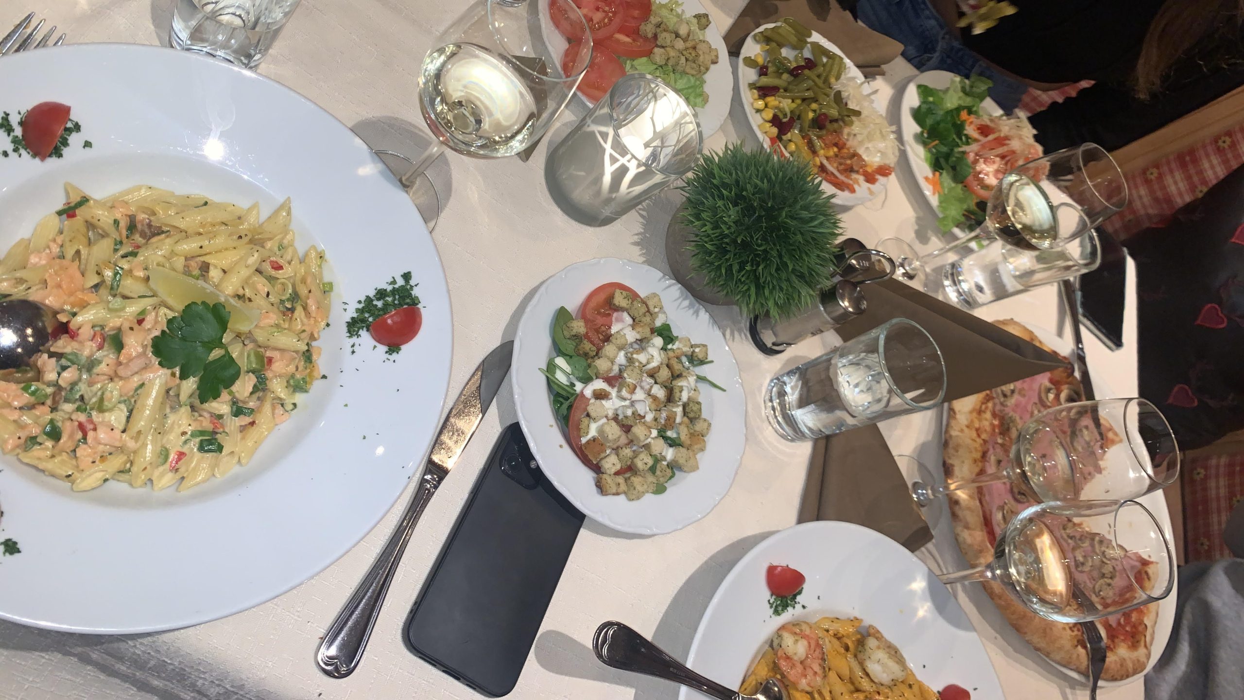 Eten uit het restaurant